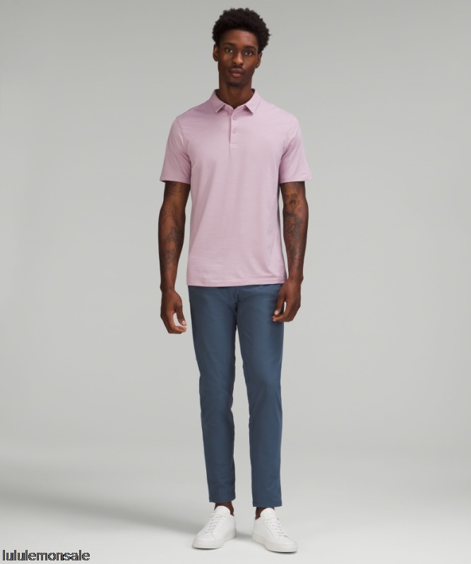 Lululemon Verkauf DELULU745 | Lululemon Deutschland Dusty Rose Evolution Kurzarm Poloshirt